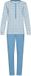 Pastunette Blue Cottage Pyjama Katoen Badstof Blauw Maat 48