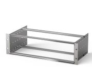 Schroff 24564-132 EuropacPRO 19" moduledrager, 3U, 235mm, roestvrijstaal