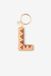 Sissy-Boy - Lichtoranje bag charm letter L