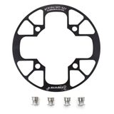 UPANBIKE Mountainbike Kettingblad Guard 104 BCD Aluminiumlegering Kettingring Beschermer Cover voor 40-42T Kettingbladen (Zwart)