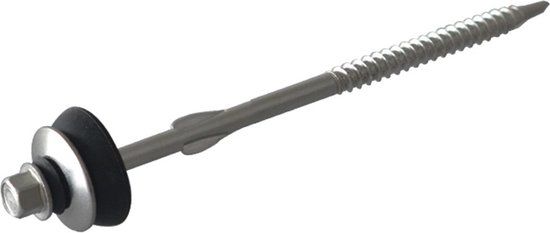 Proftec golfplaatbout zelfborend met vleugels 6.5 x 130 mm RVS-A2 - SW-8 (Per 20 stuks)