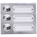 Stapelplaat Grothe 55533 Belknop Met naambord Aluminium (geëloxeerd)