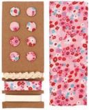 GLOREX Textielset, polyester, meerkleurig, 24,5 x 17,6 x 0,5 cm