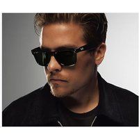 Ray-Ban Meta Wayfarer - 2e generatie - smart glasses - 32 GB - reiziger - overgangen - Wi-Fi 6, Bluetooth - 12 Megapixel camera - 53 g - matzwart, transparant/grijs