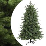 vidaXL Sapin de Noël artificiel articulé 210 cm PVC et métal vert