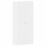 vidaXL Schoenenkast 80 x 35.5 x 180 cm Bewerkt hout Wit