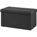 LIVARNO Pouf de rangement, 76 x 37,5 cm (Gris)
