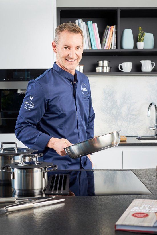 Rösle Silence Pro Koekenpan - Ø 28 cm - RVS - Zonder anti-aanbaklaag