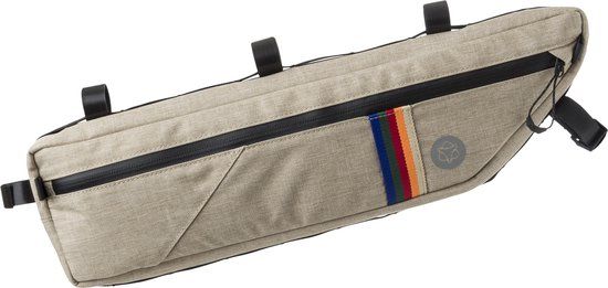 AGU Bikepacking Tube Frametas Venture - Vintage - 4L - Beige - Waterafstotend
