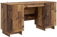 vidaXL Bureau Oud hout Bewerkt hout 142,5 x 50 x 75 cm