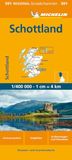 Michelin Schottland: Straßen- und Tourismuskarte 1:400 000: 501