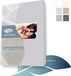 24-bedding Housse de matelas double jersey - 140x200cm - Argent gris - 100% coton