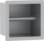 FortiFura Calvi Toiletrolhouder - inbouw - geborsteld RVS