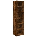 vidaXL Hoge kast, gerookt eikenfineer, 45x41x185 cm, houtvezelplaat