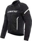 Dainese Air Frame 3 S26 Motorfiets Textieljas - Zwart/wit - Maat 44