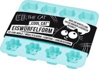 Moses Ed, The Cat ijsblokjesvorm 15 x 16,5 cm turquoise