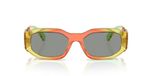 Versace The Clans Ve 4361 Lunettes de soleil homme multicolore géométrique gris 53mm