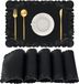 Set de 6 sets de table lavables aspect cuir