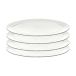 Serax Assiette ovale Silhouette L 21x30 cm lot de 4 Blanc