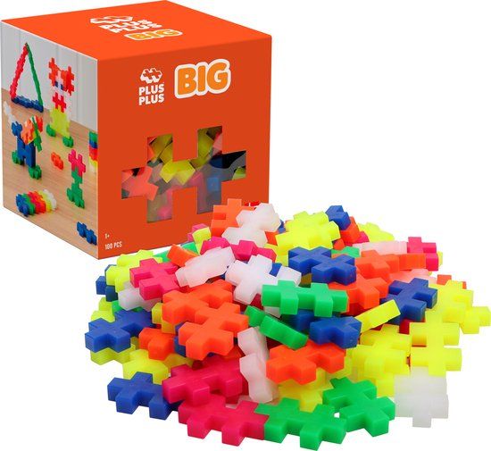 Plus-Plus BIG Neon 100 delige bouwset - 3411