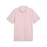 PUMA x ARNOLD PALMER polo met textuur voor Heren, Roze, Maat L