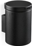 Relaxdays Badkamer Prullenbak - Hangend - 3 L - Softclose - Metaal - Zwart
