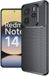 Techsuit Carbon Fiber Silicone Back Cover Hoesje geschikt voor Xiaomi Redmi Note 14 5G - Zwart