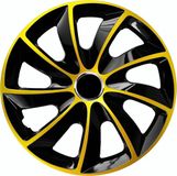 NRM STIG Extra - Wieldoppen 14" - Set van 4 stuks / Kunststof - Goud/zwart