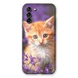 Beschermhoes Samsung Galaxy S21 Plus Beschermhoes Kat Violet