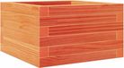vidaXL - Plantenbak - 40x40x23 cm - massief grenenhout - wasbruin