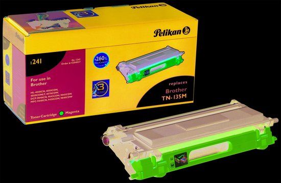Pelikan toner magenta, 4000 pagina's voor Brother - OEM: TN-135M