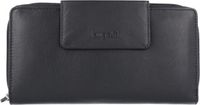 Bugatti Vertice portemonnee leer 20,5 cm - Dames - Horizontaal - zwart