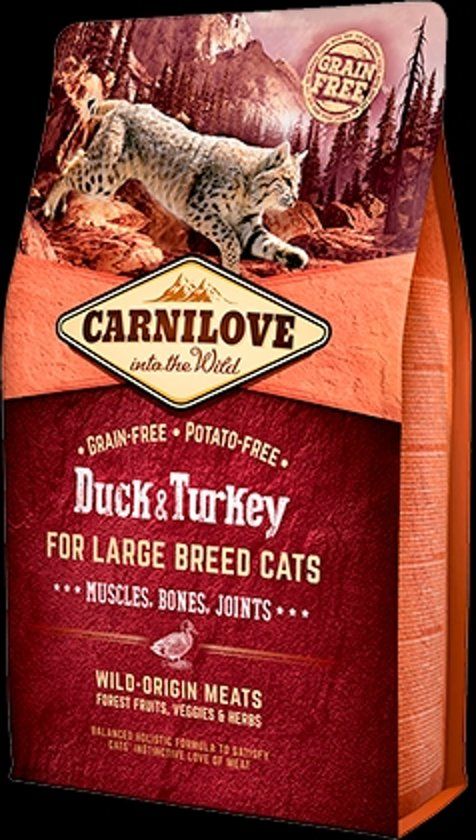 Carnilove Eend & Kalkoen Large Breed 2kg