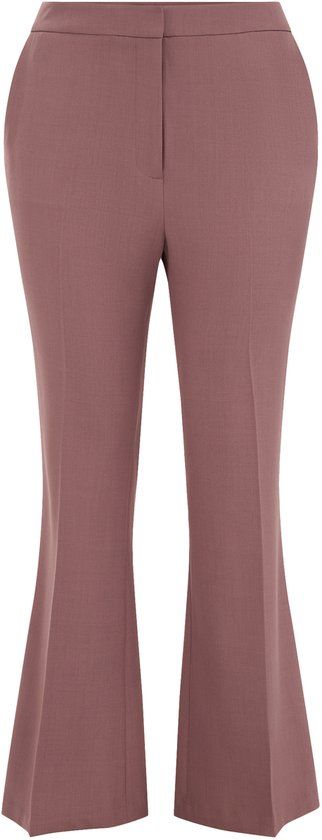 WE Fashion Dames flared pantalon - curve