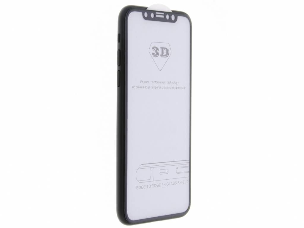 Edge to edge glas screenprotector iPhone X