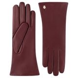 Roeckl Vingerhandschoenen 'PRAG' wijnrood / karmijnrood / donkerrood
