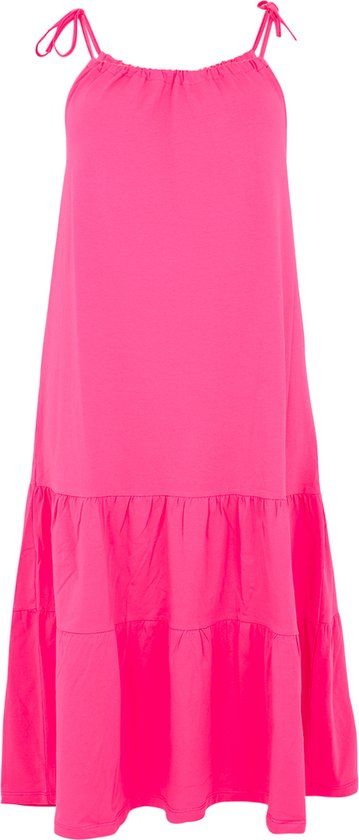 YOEK Dames Jurk mouwloos roze