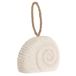 ITEM international ITEM Deurstopper schelp - cement/wit - 20 x 8 x 16 cm - mediterraans