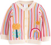 Next - Meisjes - Gebreid babyvestje - Oranje