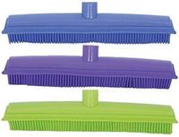 MSV Rubber bezem in verschillende kleuren 32x5,5x8cm