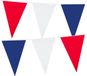 Merkloos / Sans marque Boland Bv 3x stuks oranje Holland plastic groot formaat vlaggetjes/vlaggenlijnen van 10 meter. Koningsdag/supporters feestartikelen en versieringen