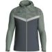 Jako Iconic Jas Met Kap Dames - Zachtgrijs / Mintgroen / Antra Light | Maat: 38