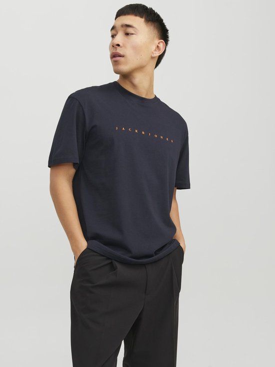 JACK & JONES JJESTAR T-shirt - Heren - Maat M - Dark Navy