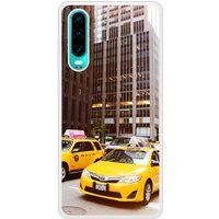 P30 NY Taxi Bedrukt siliconen hoesje