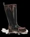 Dr. Martens Rejena Hi Krokoreliëf Leren & Hair-On Leren Laarzen in Zwart, Taille: 41