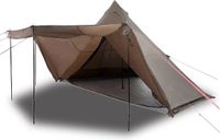 vidaXL Tipitent - 6-persoons - waterdicht - bruin