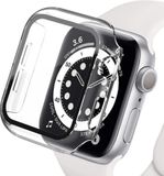 Amazon Apple Watch Series 7 - Smartwatch behuizing 45 mm - Transparante behuizing van glas
