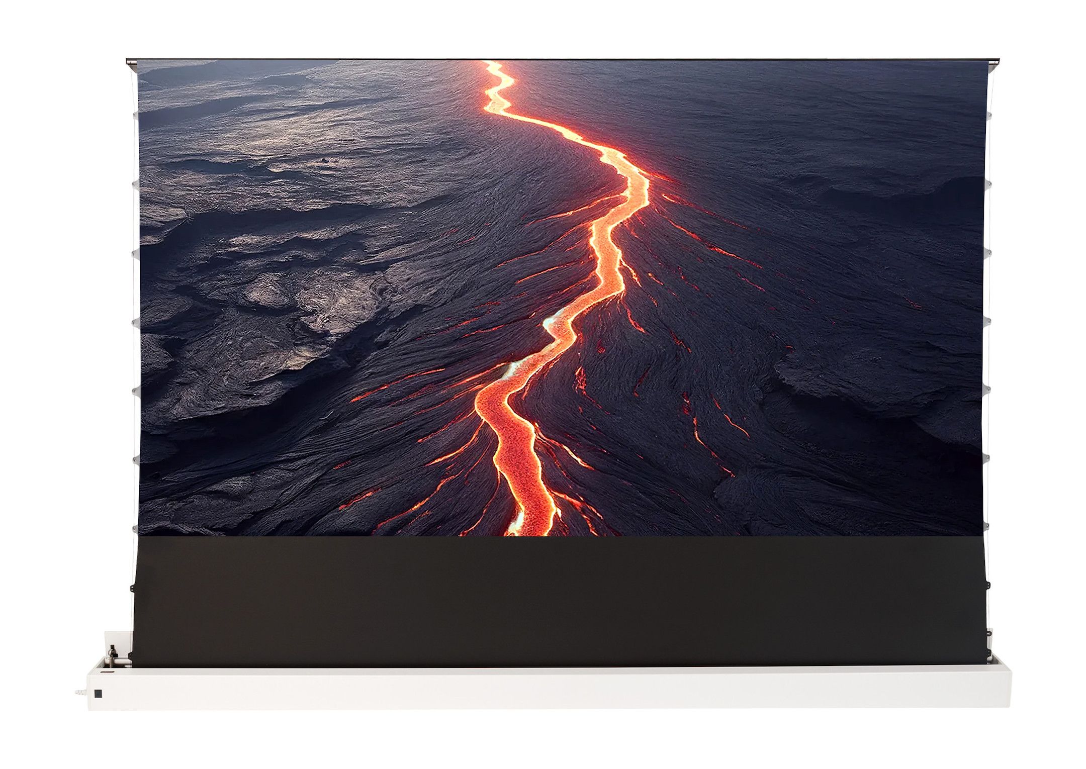 celexon UST-projectieschermen met hoog contrast voor vloergebruik - HomeCinema Plus, 130 inch wit