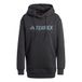 adidas Mujer Terrex Multi Large Logo Hoodie, Black, XL