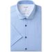 OLYMP Level Five 24/Seven Body Fit Jersey overhemd blauw, Bedrukt